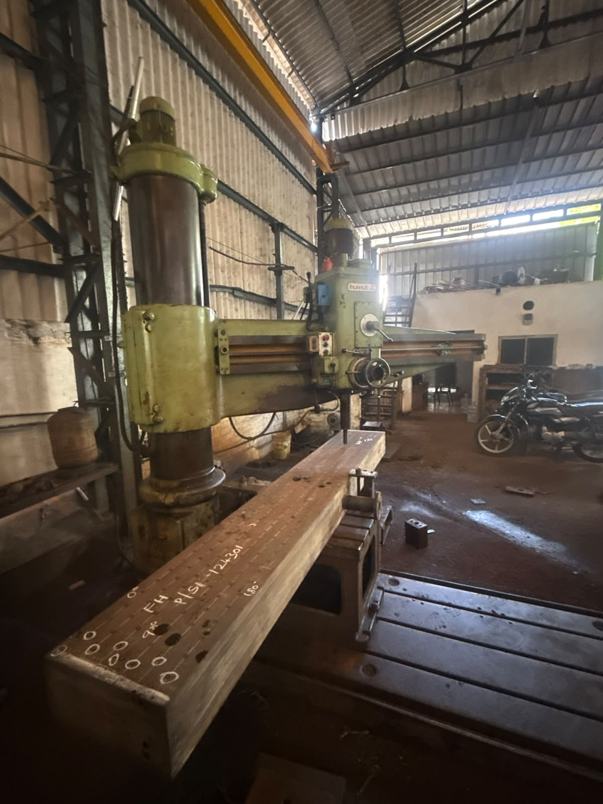 Horizontal boring machine at Rajamma Engineering