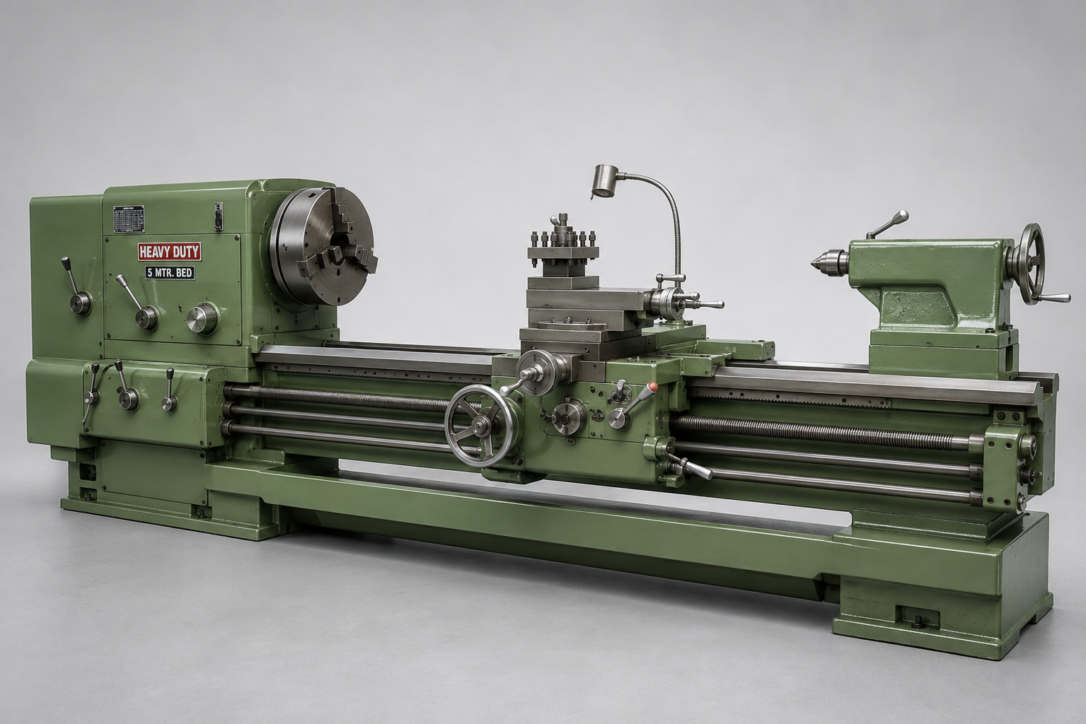 5 Meter Centre Lathe at Rajamma Engineering