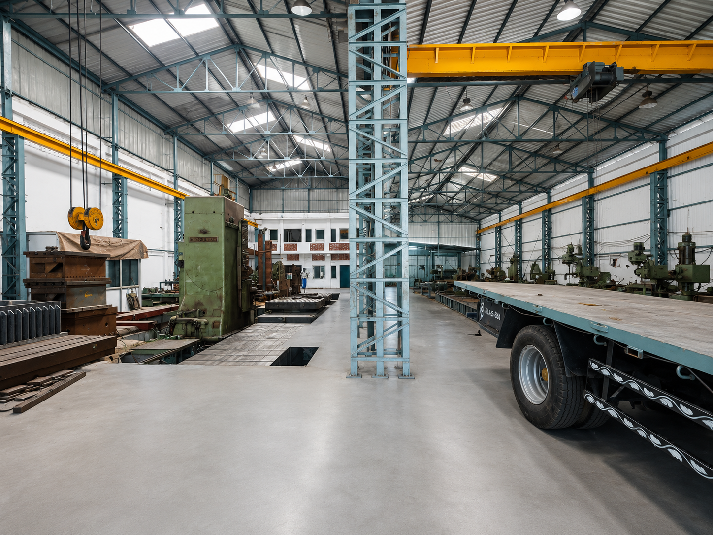 Rajamma Engineering machine shop floor in Ambattur, Chennai